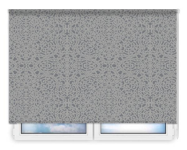 Стандартные рулонные шторы Риано серый цена. Купить в «Мастерская Жалюзи»